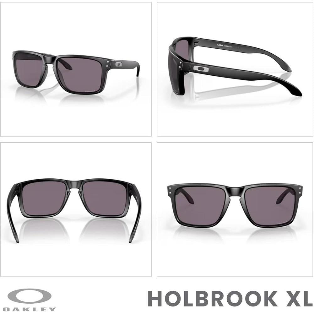 OAKLEY Holbrook XL OO9417 - Gafas de sol cuadradas para hombre, incluye kit de accesorios con correa y bolsa de microfibra