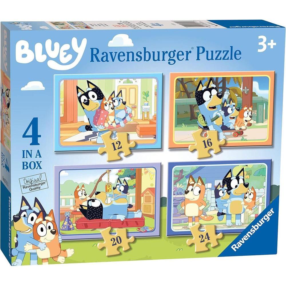 Ravensburger Bluey, Rompecabezas para niños con ilustraciones divertidas, fomenta habilidades de desarrollo