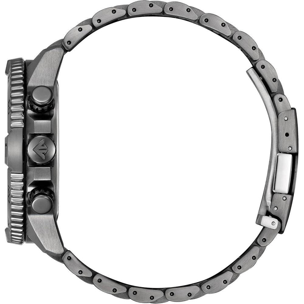 Citizen Reloj Eco-Drive Promaster Navihawk A-T para hombre, esfera verde, pulsera de acero inoxidable, modelo AT8227-56X