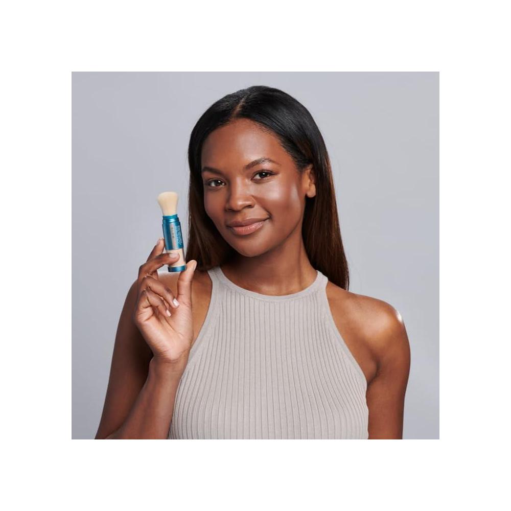 Colorescience Protector solar en polvo mineral para piel sensible, protección UVA/UVB, luz azul y polución
