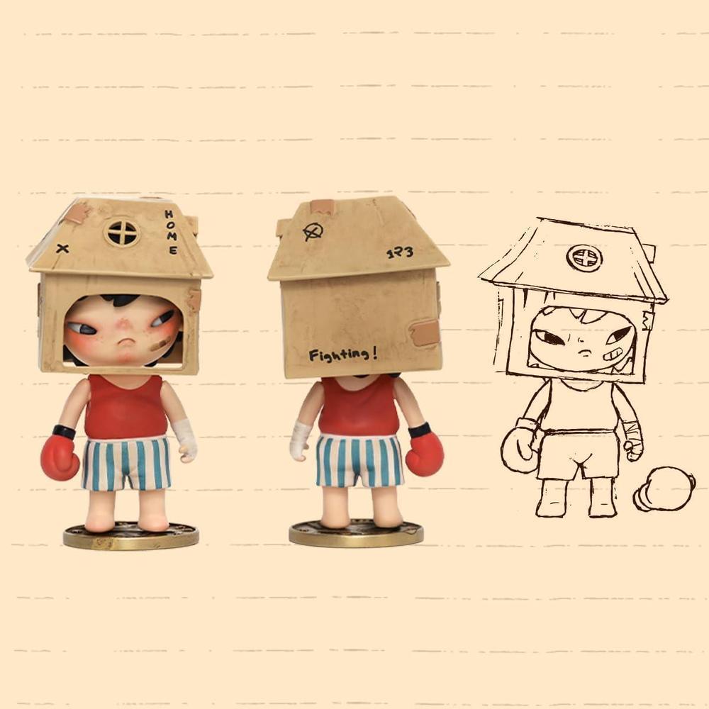 POP MART Hirono - Figuras de caja ciega The Other One con diseño aleatorio para decoración moderna y colección