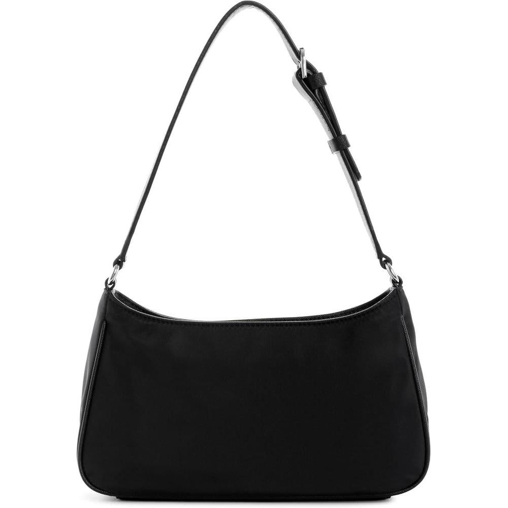 Bolso de Hombro GUESS Little Bay para Mujer, Nailon, Cremallera, Herrajes Dorados