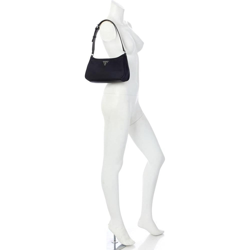 Bolso de Hombro GUESS Little Bay para Mujer, Nailon, Cremallera, Herrajes Dorados