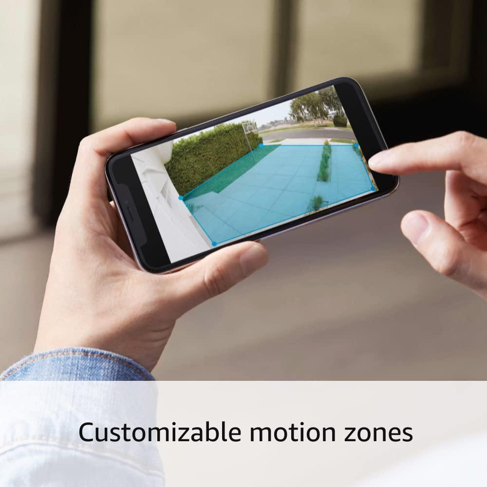 Ring Spotlight Cam Plus Batería con comunicación bidireccional, visión nocturna color y sirena de seguridad