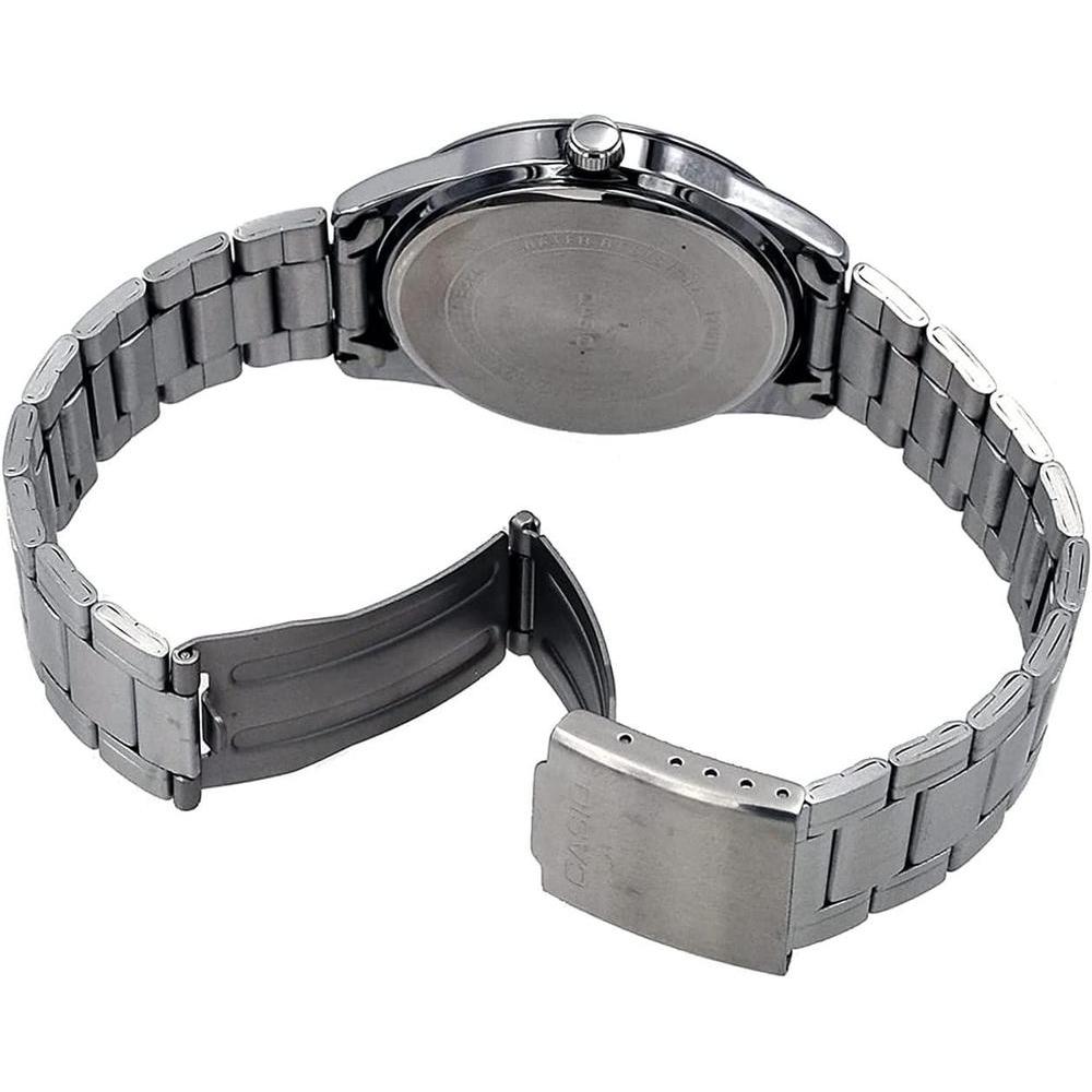 Reloj analógico Casio MTP-V005D-2B4 para hombre en acero inoxidable azul con movimiento de cuarzo y fácil lectura