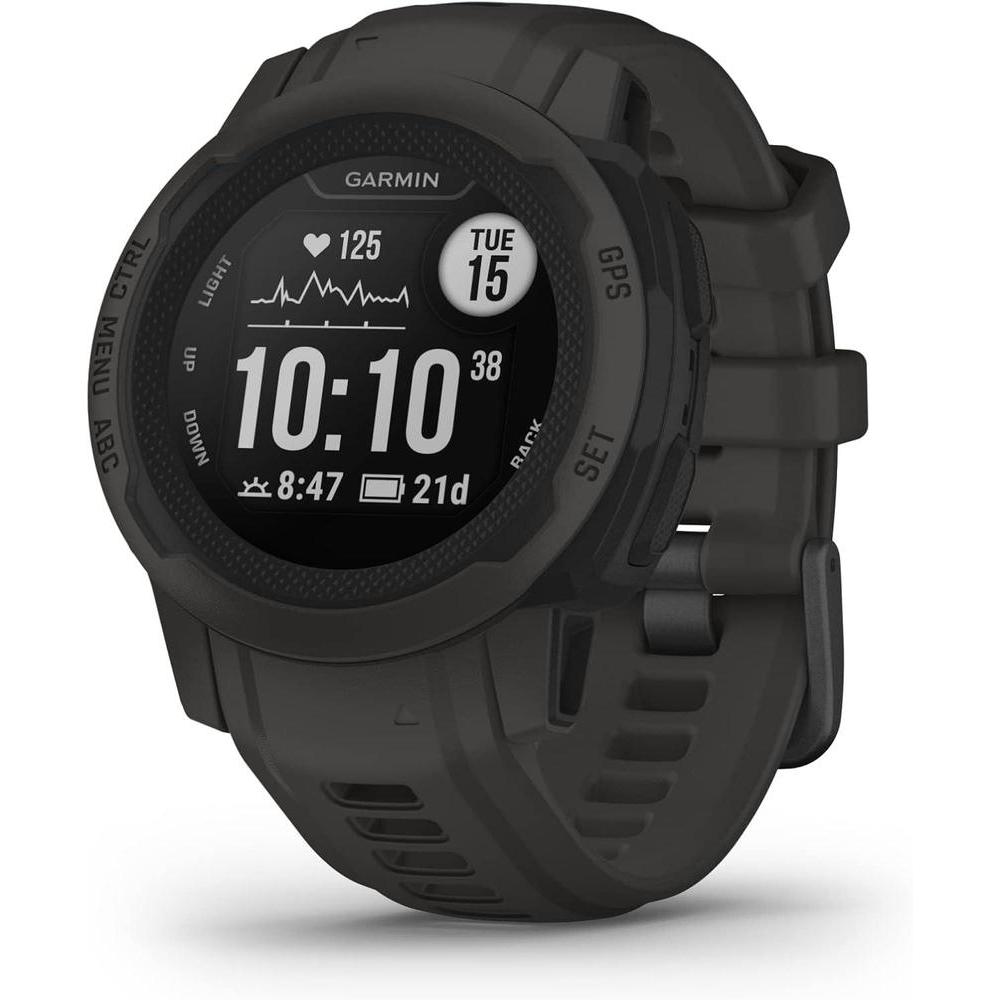 Garmin Instinct 2S, Smaller-Sized GPS Outdoor Watch, Multi-GNSS Support, Tracback Routing, Graphite, 40 MM