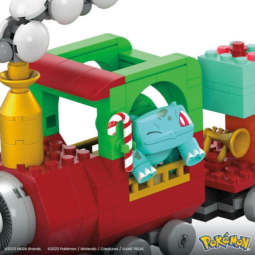 MEGA juguete construcción Pokémon 373 piezas y 4 personajes articulados. Incluye sorpresas para niños