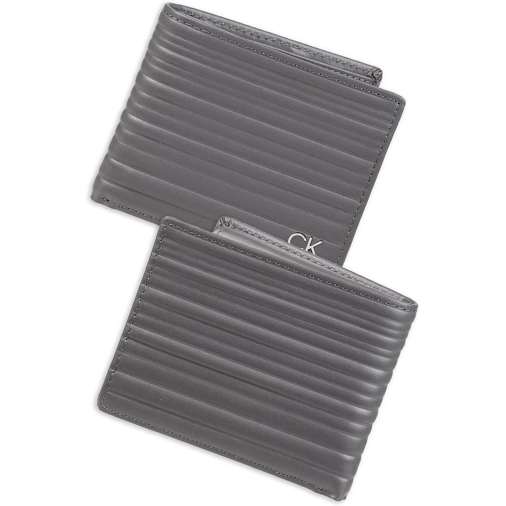 Calvin Klein Billetera para Hombre con Tecnología RFID, Múltiples Ranuras y Ventana de Identificación