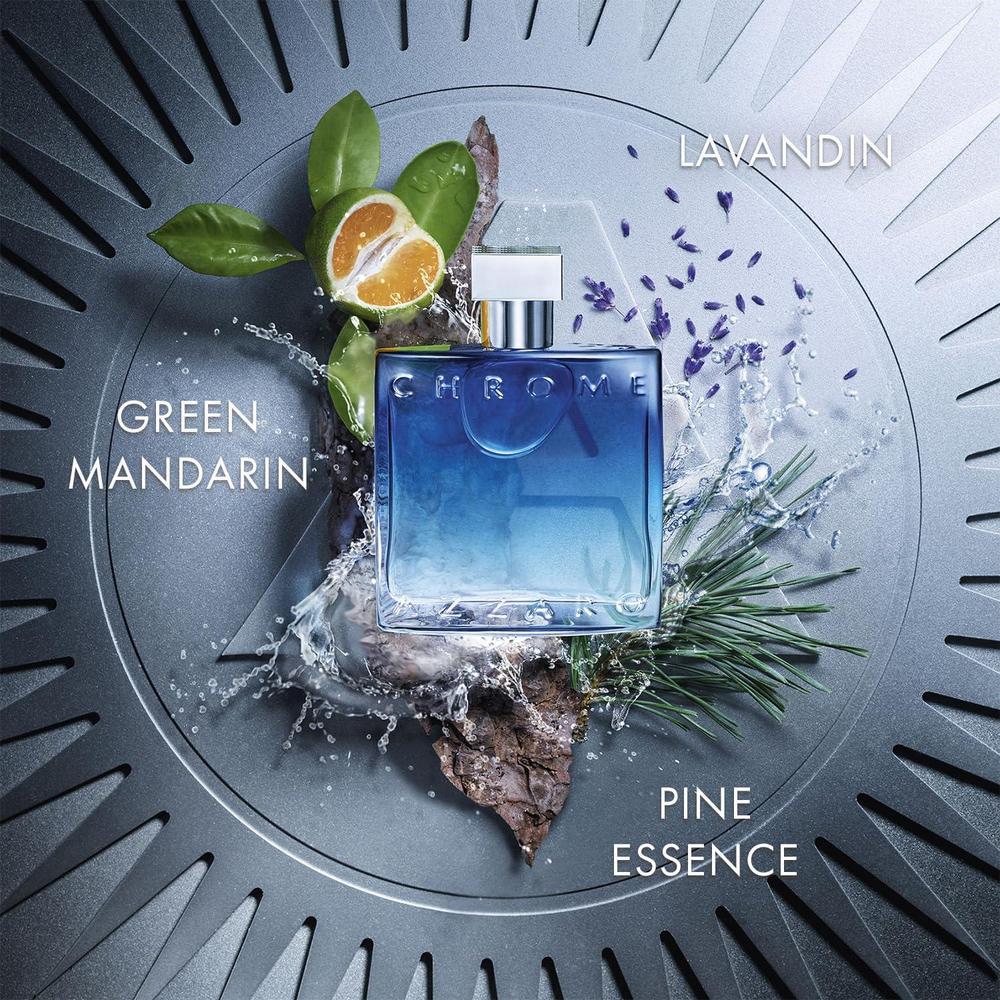 Azzaro Chrome Eau de Parfum Fresh Aquatic Mens Cologne