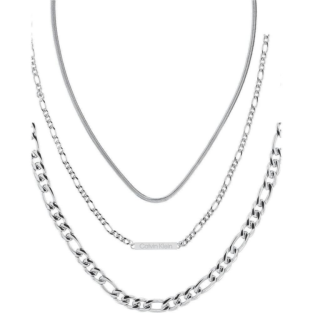 Calvin Klein Jewelry Women's Chain Necklaces, Color: Silver (Model: 35700002)