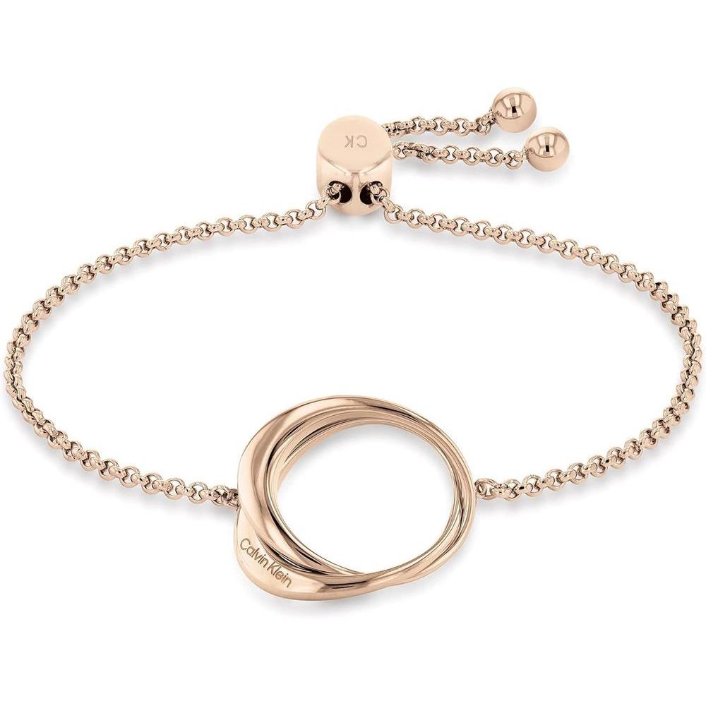 Calvin Klein Women's Chain Bracelet: Distinctive Contours for Elegant Style