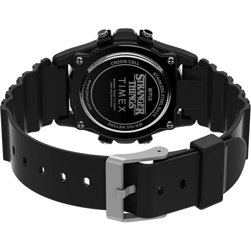 Reloj de Pulsera Timex Stranger Things con cronógrafo, alarma y resistencia al agua, diseño exclusivo y moderno para hombres