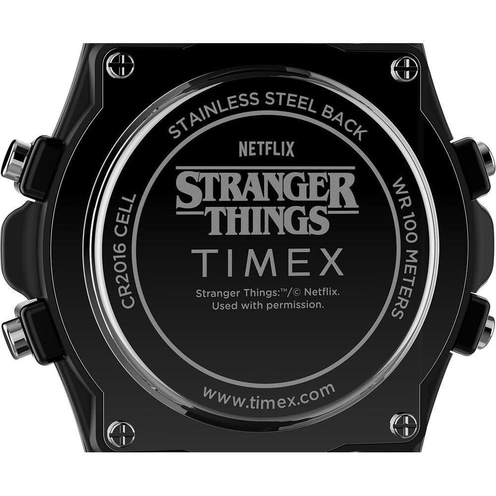 Reloj de Pulsera Timex Stranger Things con cronógrafo, alarma y resistencia al agua, diseño exclusivo y moderno para hombres