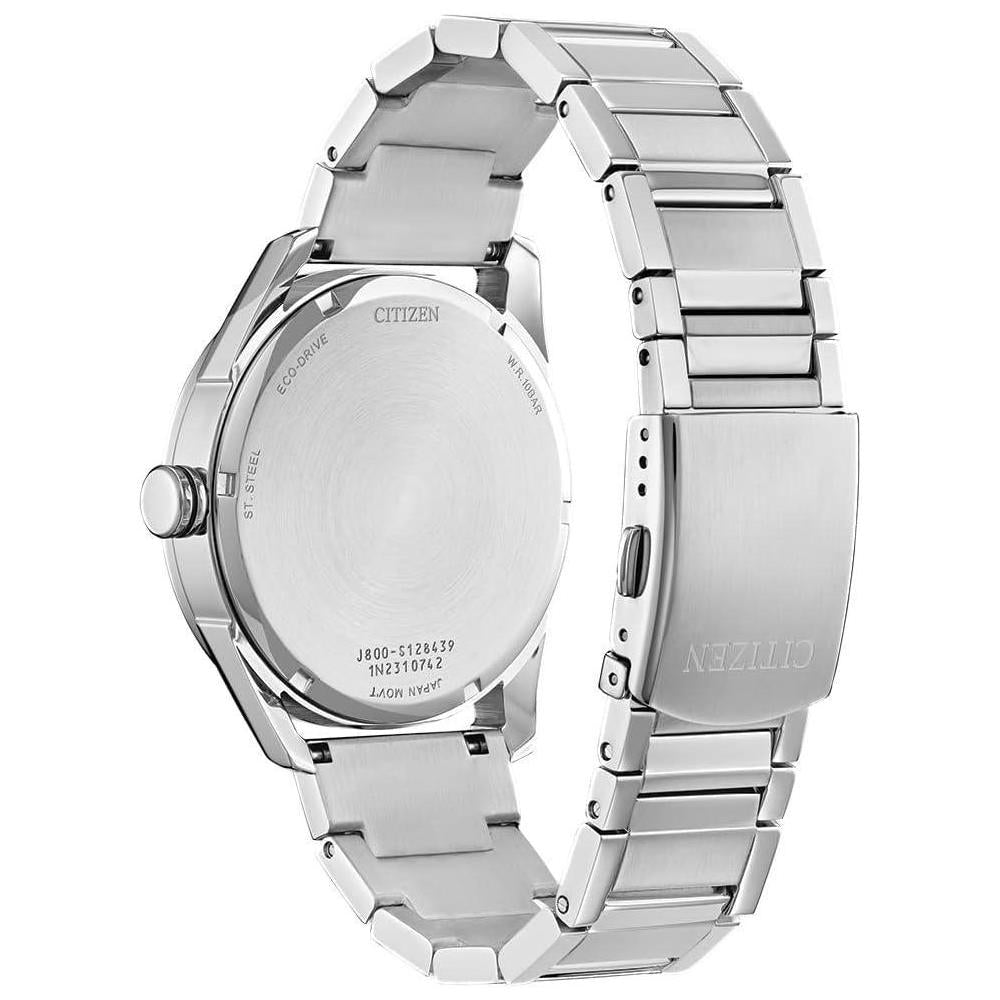 Reloj clásico Citizen Eco-Drive para hombre con indicador de día y fecha, de acero inoxidable