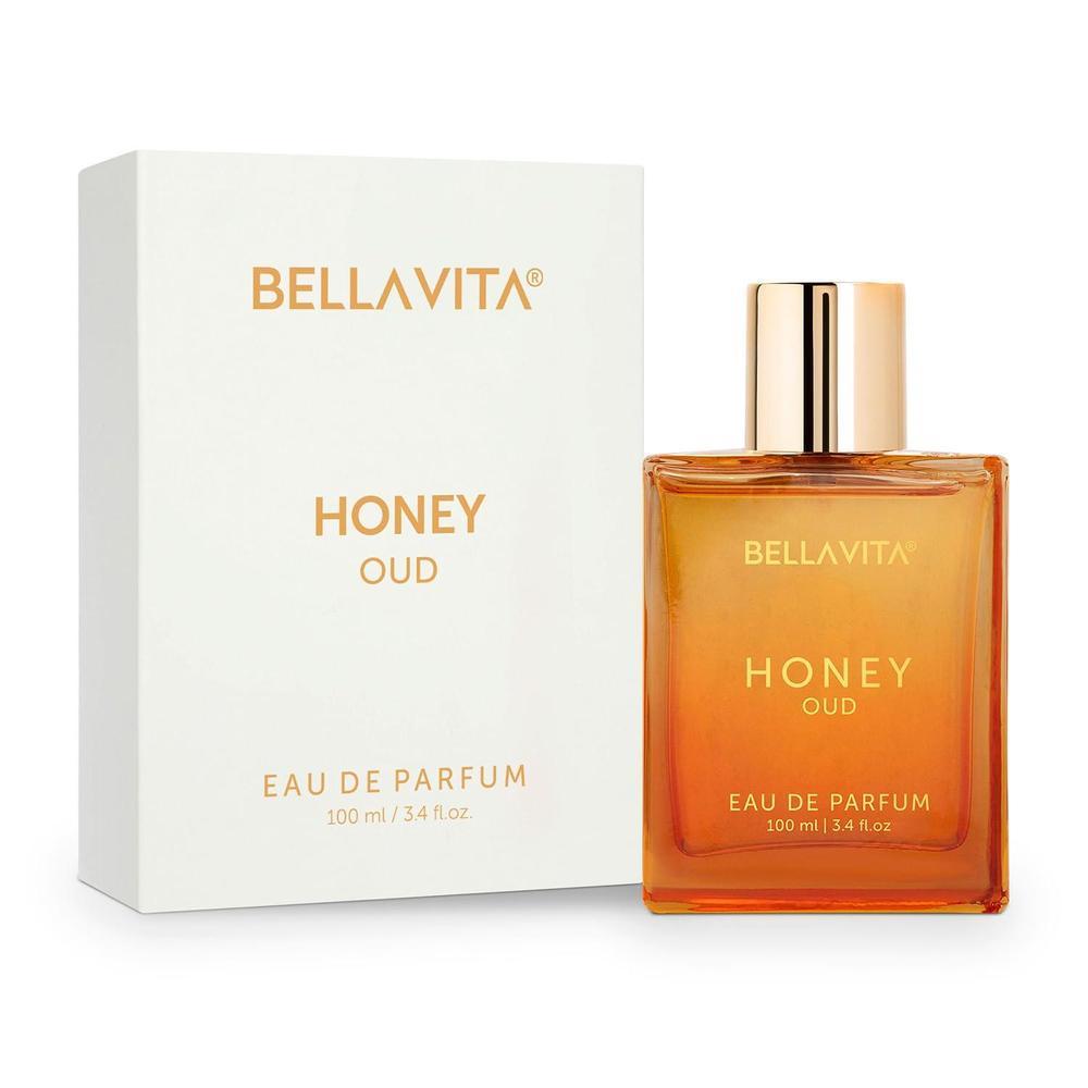 Honey Oud Eau de Parfum. Fragancia unisex con notas de pachulí, vainilla, bergamota, floral y picante, libre de crueldad