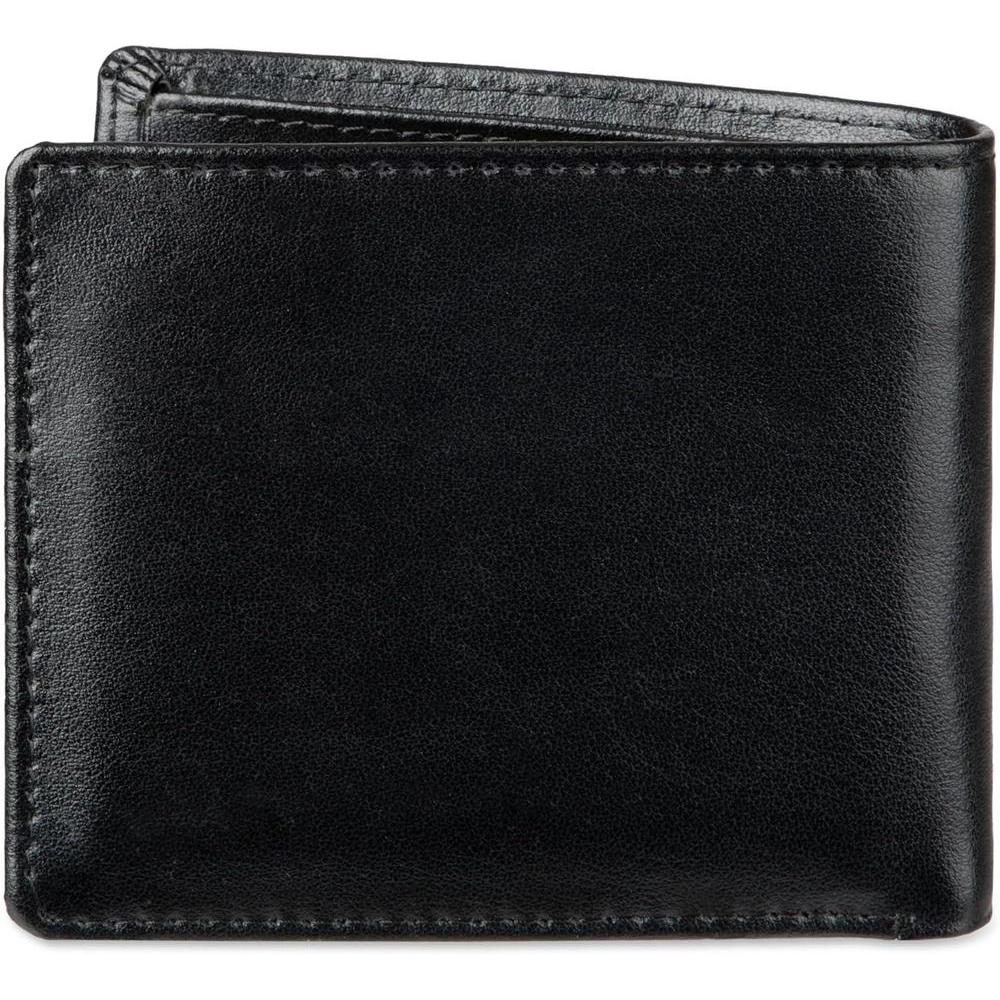 Billetera plegable minimalista RFID de cuero Calvin Klein para hombre con múltiples ranuras para tarjetas