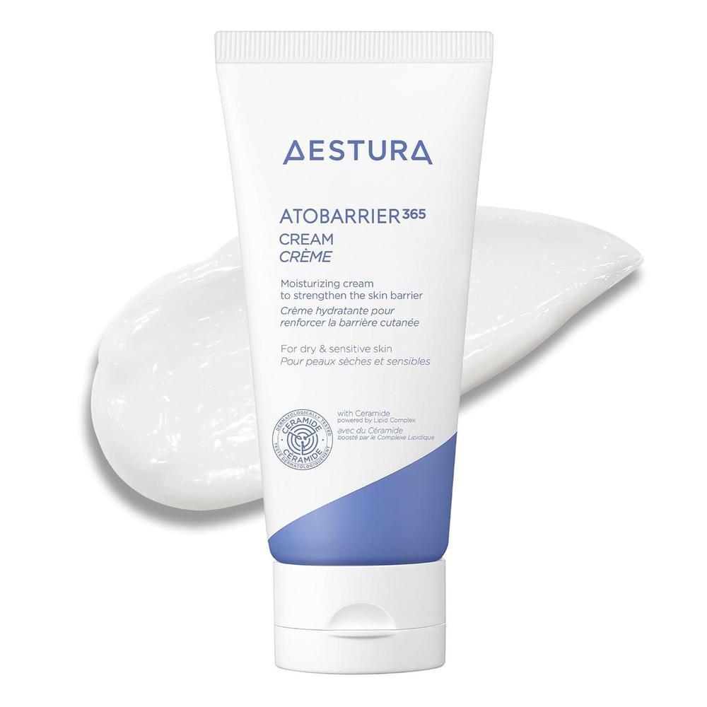 AESTURA ATOBARRIER365 Crema con Ceramidas, Hidratante Facial Coreano para Reparación de la Barrera | Hidratación Duradera de 120H, Cápsulas de Ceramidas, Para Piel Seca y Sensible, No comedogénica, 80