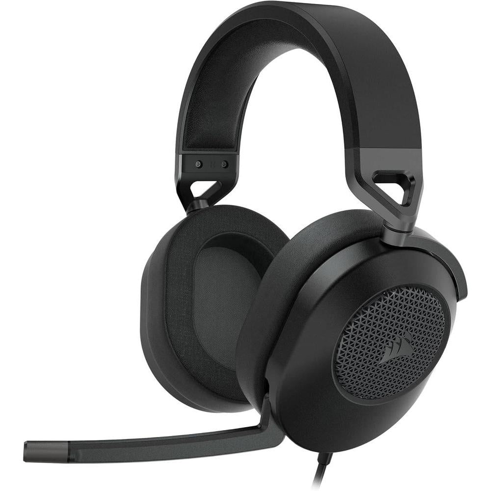 CORSAIR HS65 SURROUND Multiplatform Wired Gaming Headset – Dolby Atmos – SonarWorks SoundID – iCUE Compatible – PC, Mac, PS5, PS4, Xbox, Nintendo Switch, Mobile – Carbon