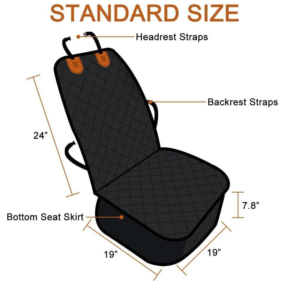 Fundas de Asiento de Automóvil Paw Jamboree para Perros, Antideslizantes y A Prueba de Arañazos