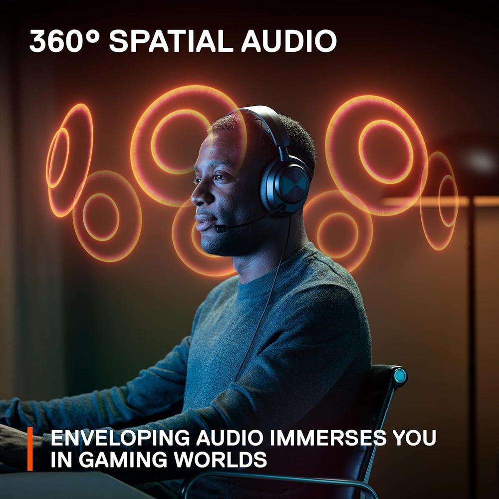 SteelSeries Arctis Nova Pro Auriculares Gaming Multi-Sistema con Audio Hi-Fi y Micrófono Retráctil para PC, PS5, PS4, Switch
