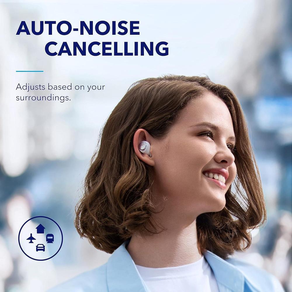 Auriculares Anker Space A40 Inalámbricos Cancelación Activa Ruido Blanco 50h Autonomía