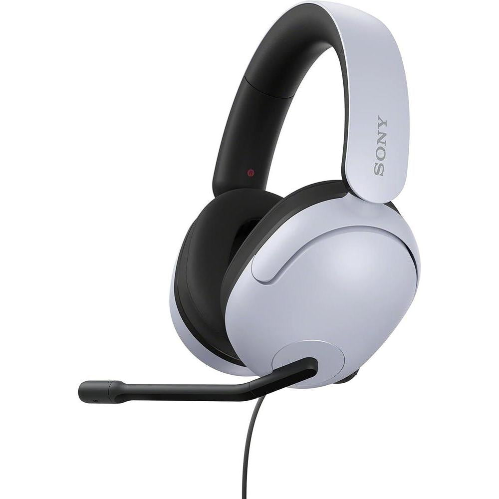 Sony INZONE H3, Gaming Headphones With Mic Wired Connection For Uninterrupted Gaming, Ergonomically Designed Controls, Soft Headband And Smooth Nylon Ear Pads, PS5 Headphones, MDR-G300 (White)