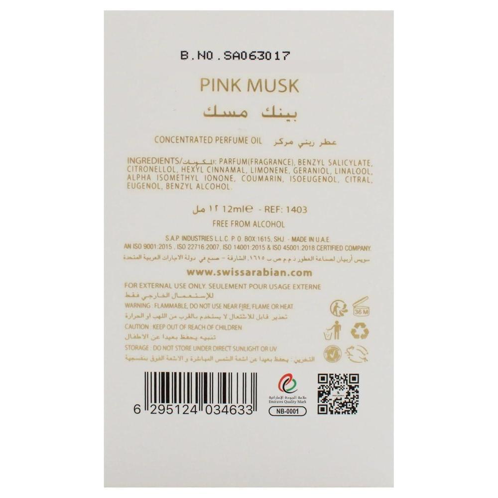 Swiss Arabian Pink Musk For Unisex - Luxury Products From Dubai