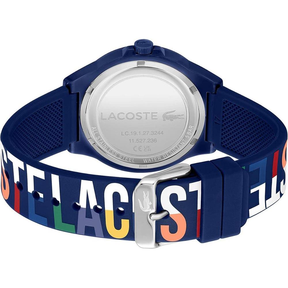 Lacoste Neocroc Reloj de Pulsera para Hombre, Diseño Multicolor con Movimiento de Cuarzo