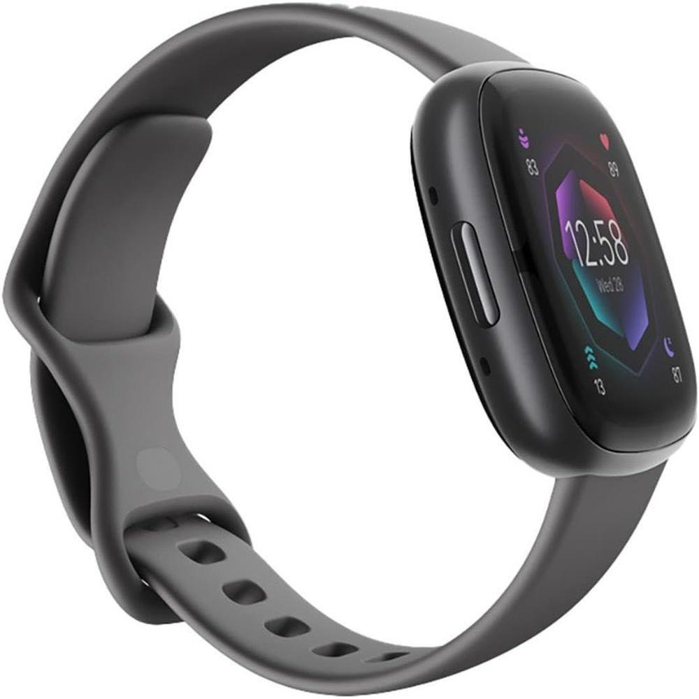 Fitbit Sense 2 - Reloj inteligente avanzado de salud y fitness con ECG, SpO2, frecuencia cardíaca y GPS, gris sombra/grafito, talla única
