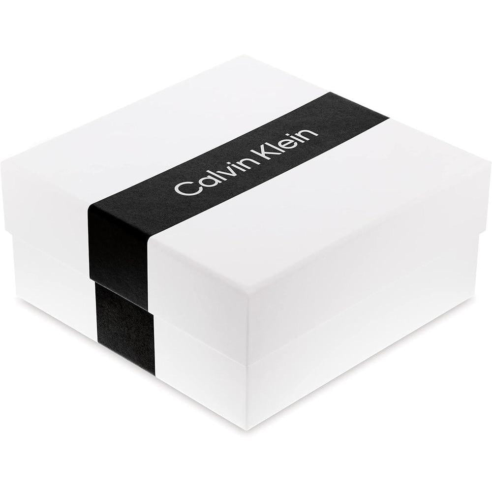 Collar de mujer Calvin Klein de acero inoxidable con cristales y diseño escultórico reversible de doble cara