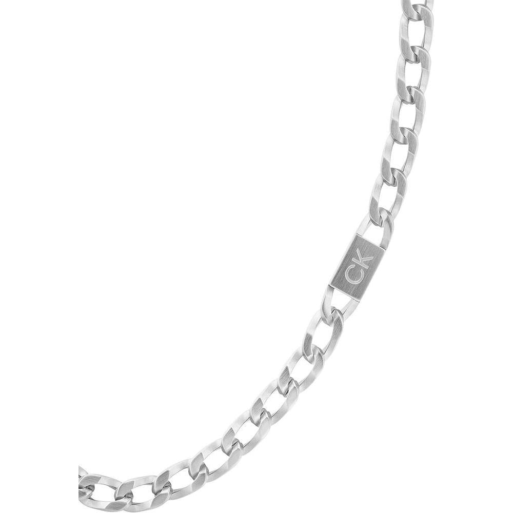 Calvin Klein Collar de eslabones de cadena para un look moderno y contemporáneo en acero inoxidable