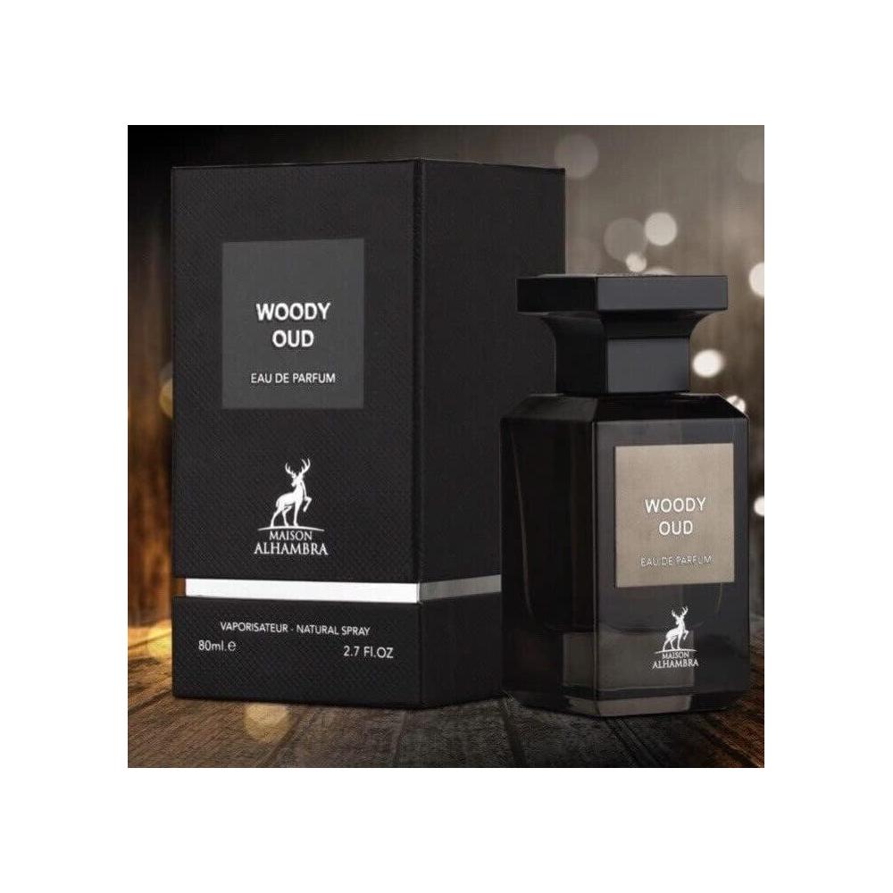 Maison Alhambra Woody Oud for Men EDP Spray
