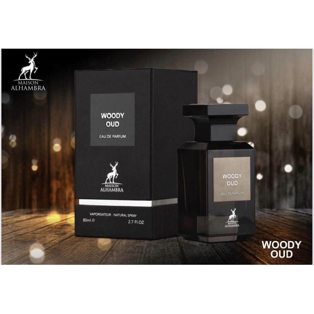 Maison Alhambra Woody Oud for Men EDP Spray