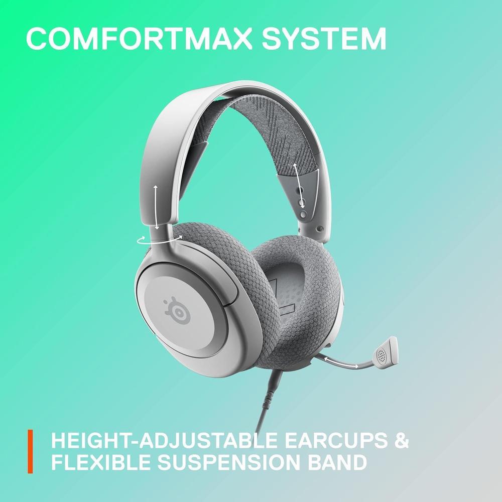 SteelSeries Arctis Nova 1 - Auriculares para juegos multisistema con controladores de alta fidelidad y audio espacial de 360°
