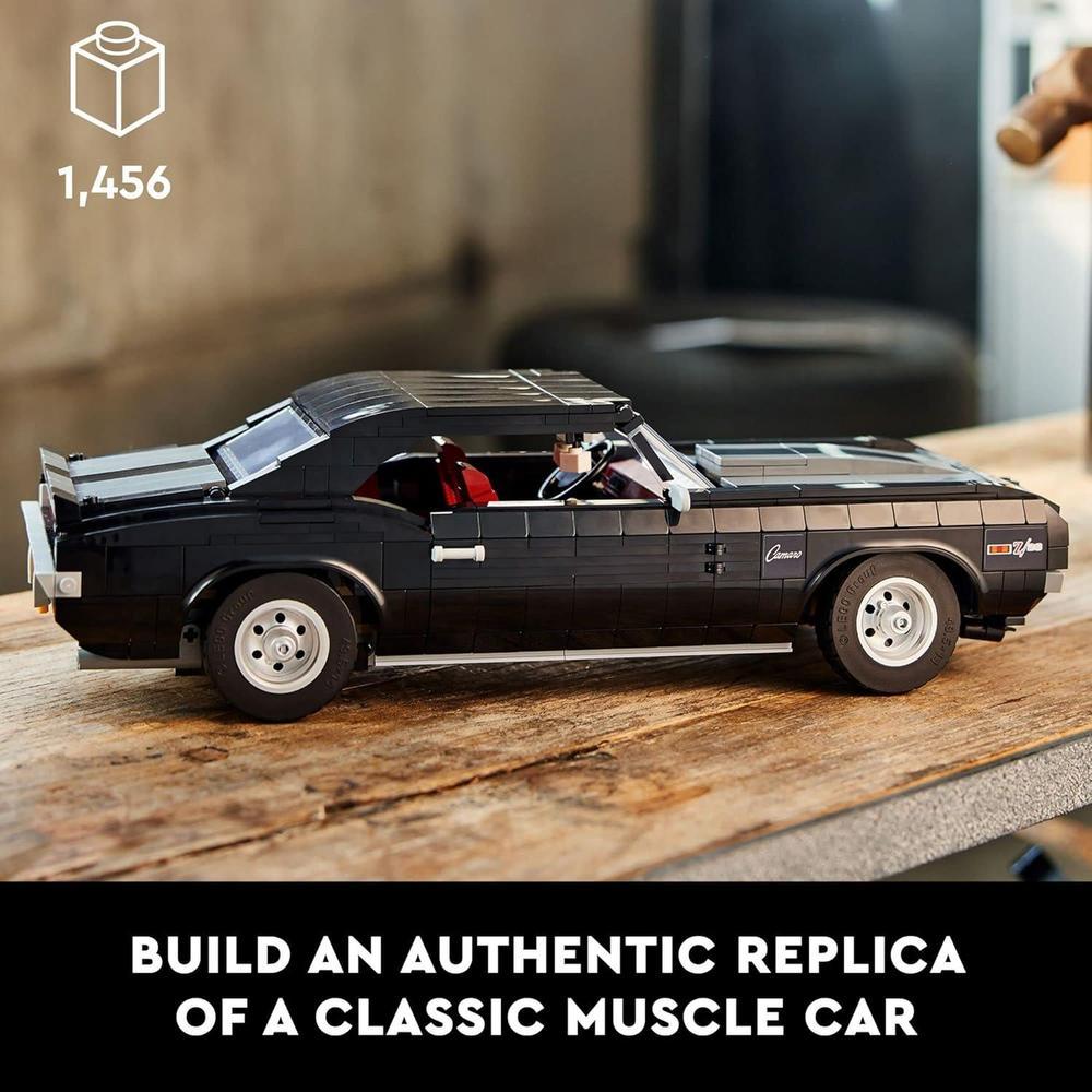LEGO Chevrolet Camaro Z28 1969, réplica personalizable de coche clásico, idea de regalo para adolescentes y adultos