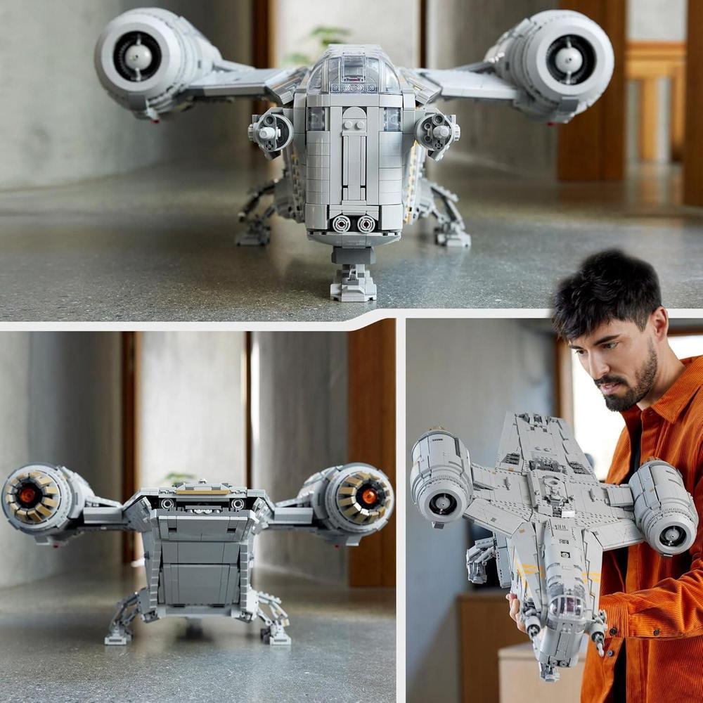 LEGO Star Wars Razor Crest UCS Set, Modelo de Nave Espacial de la Serie de Coleccionista Definitiva para Adultos