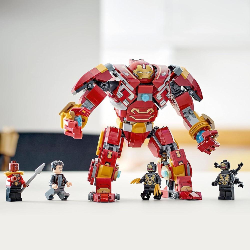 LEGO Marvel Hulkbuster: La Batalla de Wakanda Set con Figuras de Acción de Avengers y Bruce Banner