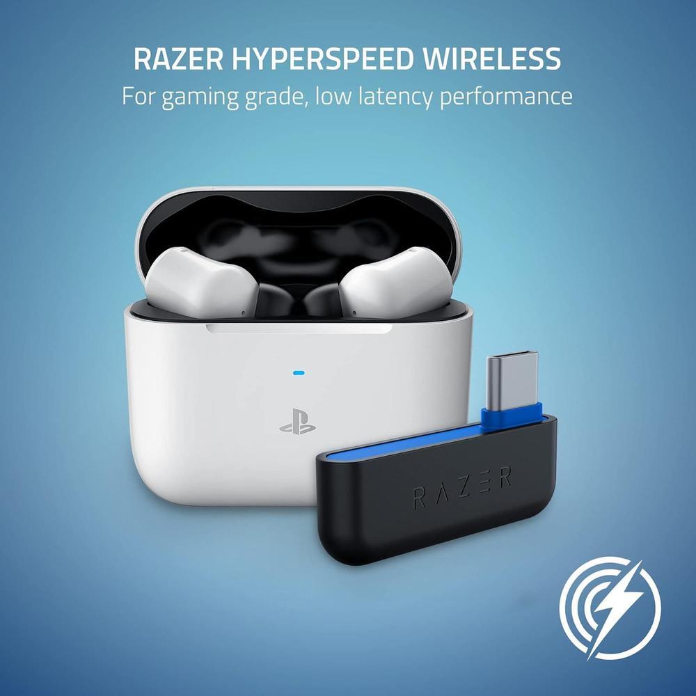 Auriculares Razer Hammerhead HyperSpeed Wireless para juegos multi-plataforma, PS5, PC y móviles con ANC, RGB, Bluetooth 5.2