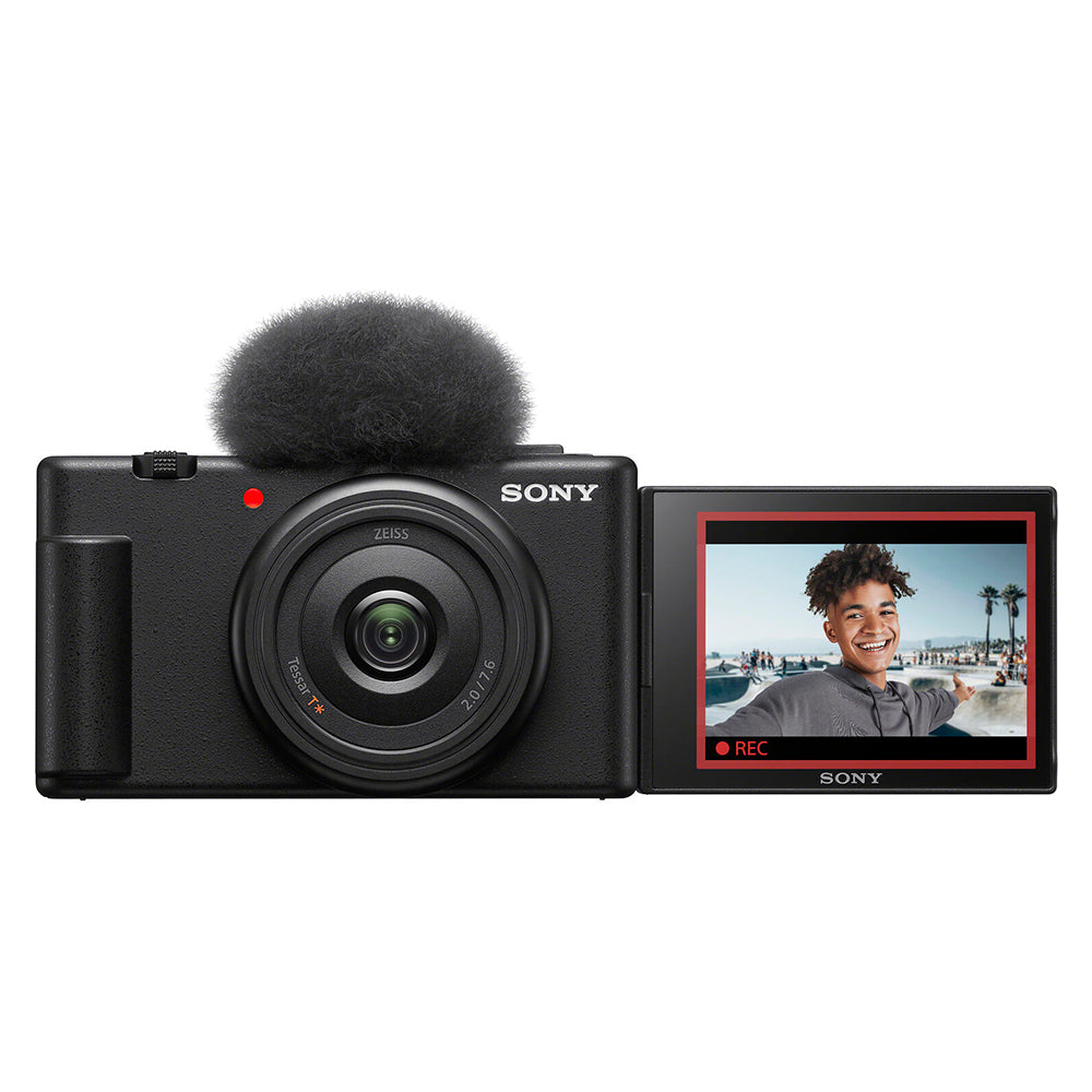 Sony ZV-1F Vlog Camera for Content Creators and Vloggers Black