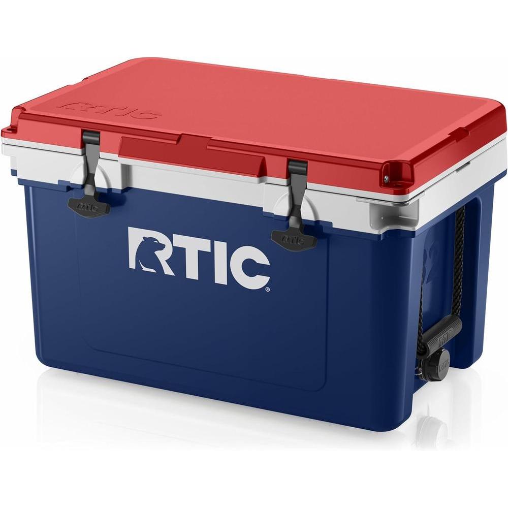 RTIC Ultra-Light 32 Quart Hard Cooler Insulated Portable Ice Chest Box for Drink, Beverage, Beach, Camping, Picnic, Fishing, Boat, Barbecue, 30% Lighter Than Rotomolded Coolers