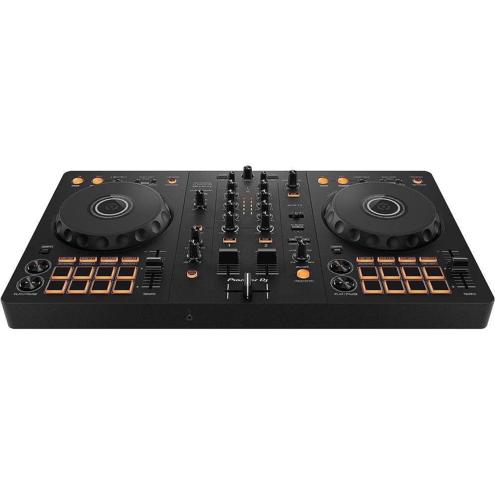 Pioneer DJ DDJ-FLX4 2-deck Rekordbox and Serato DJ Controller - Graphite