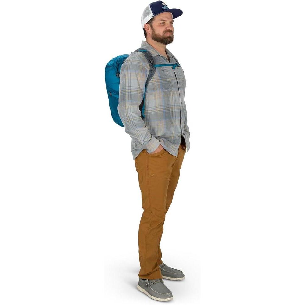 Osprey Mochila de 20 L, Color Azul frente al Agua, Perfecto para Viajes