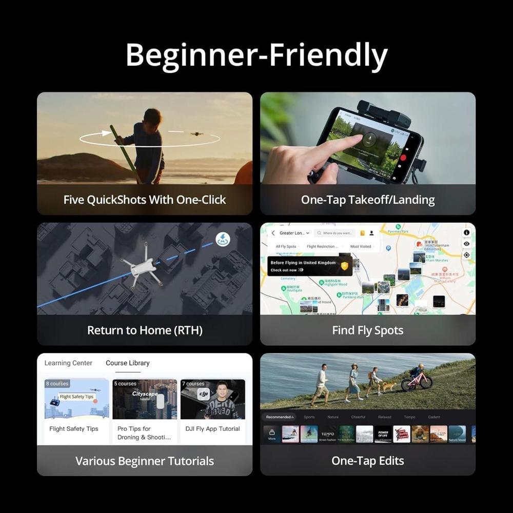 DJI Mini 3 combo con cámara 4K, 3 baterías, transmisión de video a 10 km, ideal para principiantes, dron ligero y avanzado