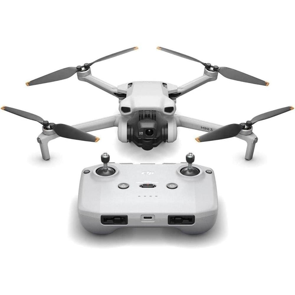 DJI Mini 3, Drones with Camera for Adults 4K, 38-min Flight Time, up to 32800ft (10km) Video Transmission, True Vertical Shooting, GPS Auto Return Integrated, Mini Drone with Camera for Beginners