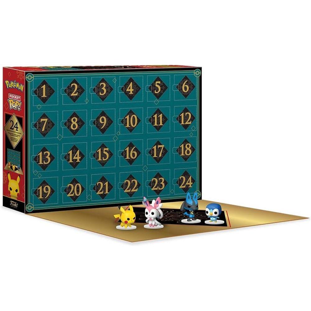 Calendario de Adviento Funko Pop! Pokémon: 24 Sorprendentes Figuras de Vinilo Coleccionables para Fiestas