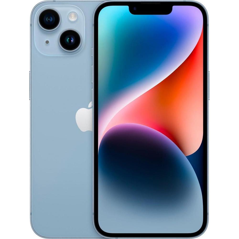 Apple iPhone 14, 128GB, Blue - Unlocked (Renewed)