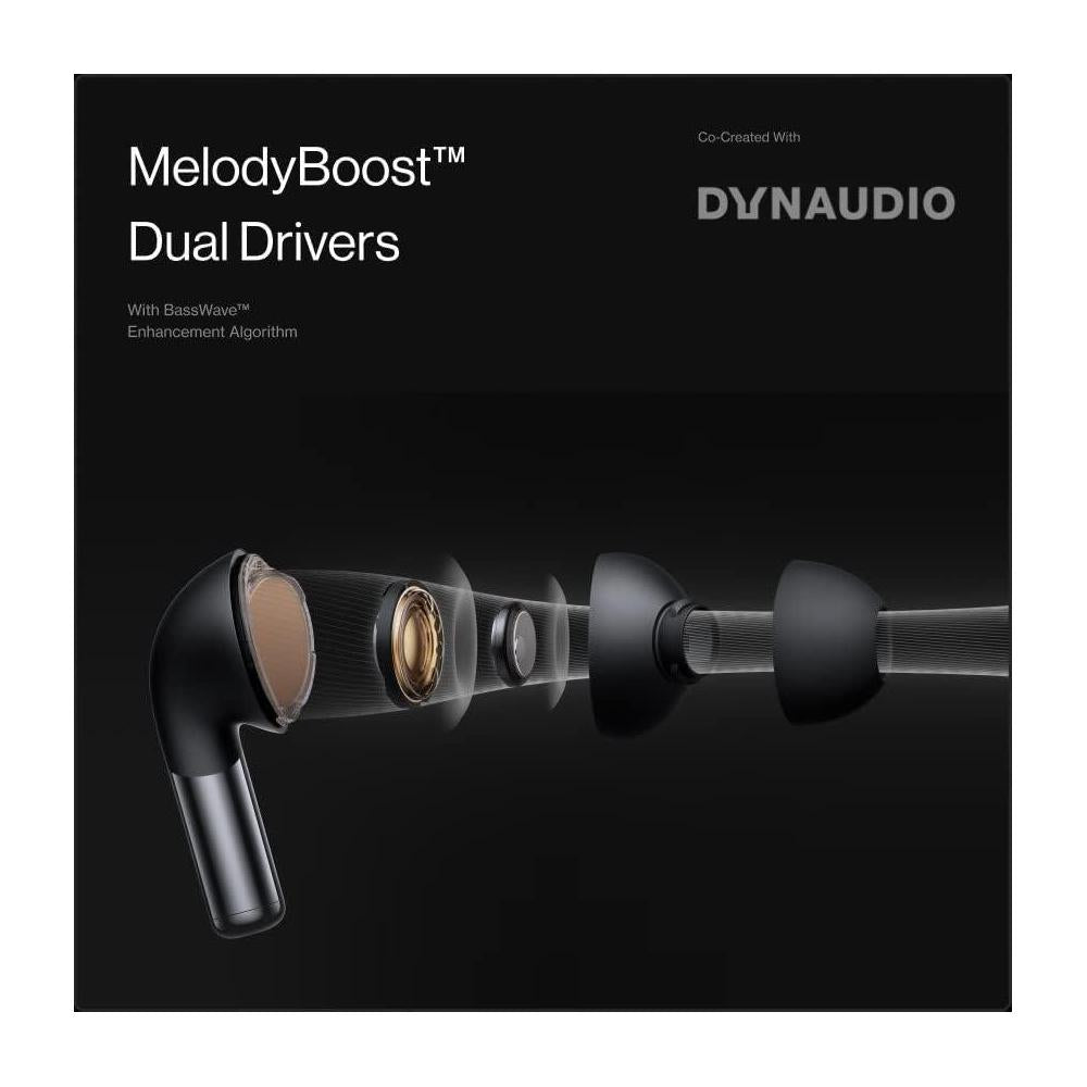 Oneplus Buds Pro 2 - Negro Obsidiana - Auriculares Inalámbricos Con Sonido De Calidad Audiófila Y Anc