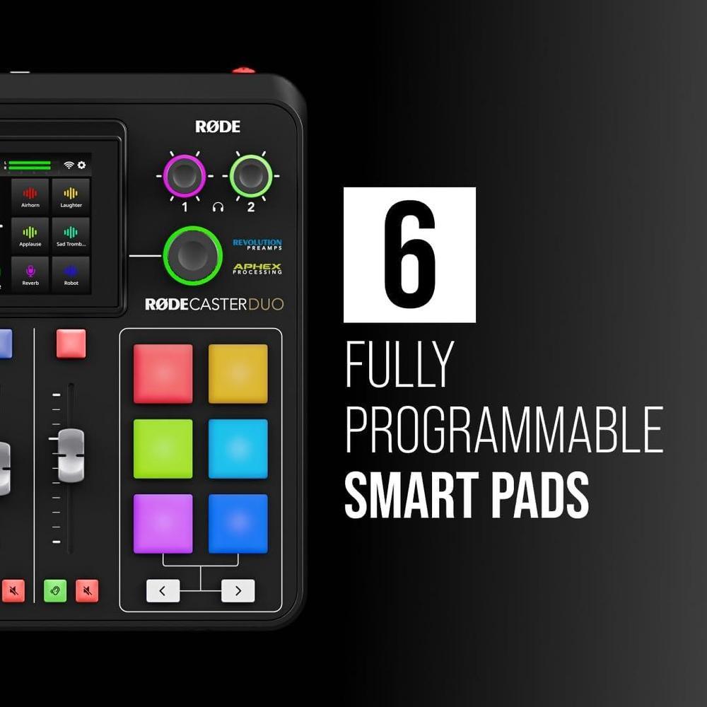 RØDECaster Duo de RØDE: Solución de producción todo en uno para podcasting, streaming, producción musical