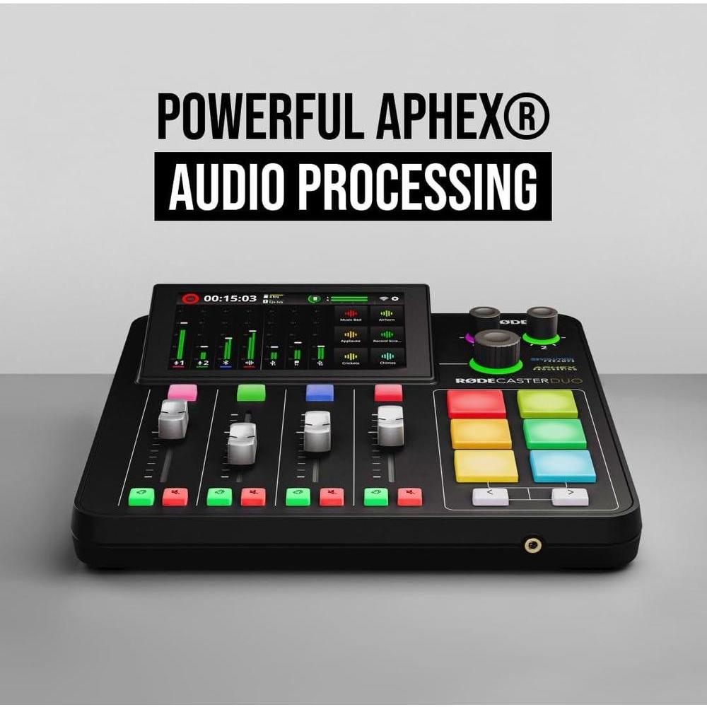 RØDECaster Duo de RØDE: Solución de producción todo en uno para podcasting, streaming, producción musical