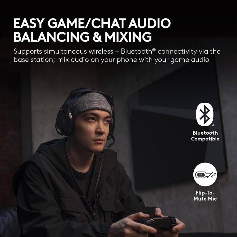 Logitech G Astro A50 X Auriculares Gaming Inalámbricos Multi-Plataforma con Base para PS5/Xbox/PC